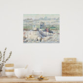 Harlem River - Ernest Lawson Fine Art Poster (Keuken)