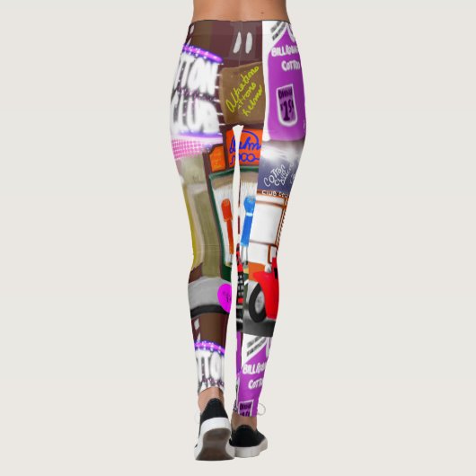Harlem - Roaring 20s-CottonClub- Leggings (Achterkant)