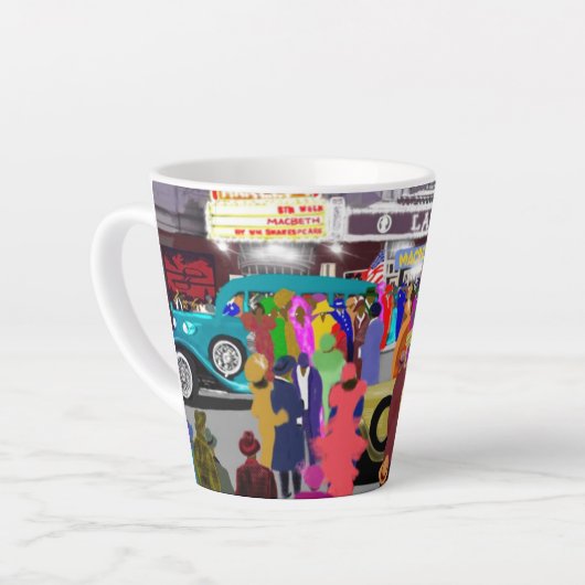 Harlem Roaring 20s Latte Mug (Angle gauche)