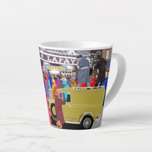 Harlem Roaring 20s Latte Mug (Angle droit)