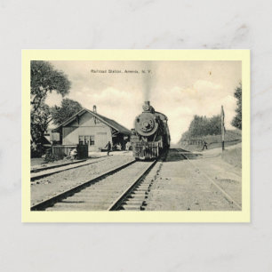 Harlem Valley Train, Amenia, NY  Briefkaart