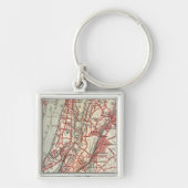 Harlem, Yonkers, Pelham Manor, New York Sleutelhanger (Voorkant)