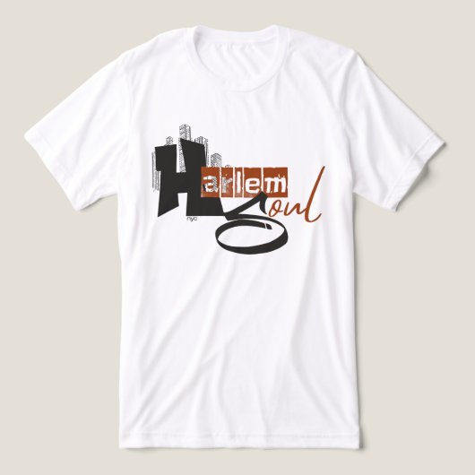 Harlemsoul Tri-Blend Shirt (Design voorkant)
