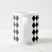 Harlequin Black en White Jumbo Beker (Achterkant)