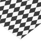 HARLEQUIN BLACK EN WHITE Table Runner 16 x 108 inc Lange Tafelloper (Hoek)