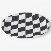 Harlequin Black Papieren Bordje (Gekanteld)