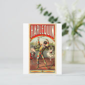 Harlequin Briefkaart (Staand voorkant)