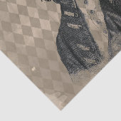 Harlequin Cat Grunge Tissuepapier (Detail)