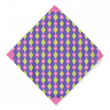 Harlequin coloré Motif Bandana