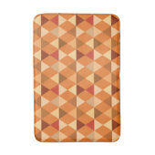 Harlequin / diamantpatroon - Terracotta & brown Badmat (Voorkant Verticaal)
