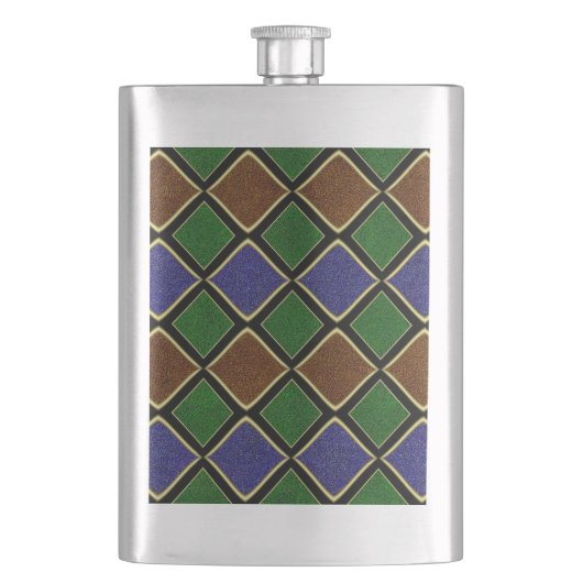 Harlequin diamantrooster: gestructureerde harmonie flacon (Voorkant)