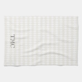 Harlequin Diamond Monogram INITIALEN Classic Chic Theedoek (Horizontaal)