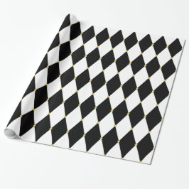 Harlequin Diamond Pattern Cadeaupapier