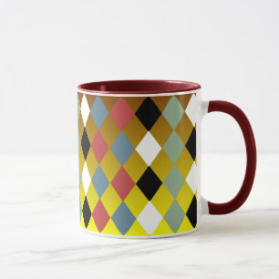 Harlequin Diamond Pattern Mok