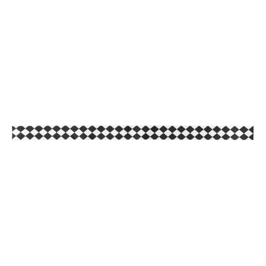 Harlequin Diamond Pattern Ribbon Lint (Voorkant)
