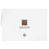 Harlequin en Columbine van Edgar Degas  Kunst (Achterkant Horizontaal)