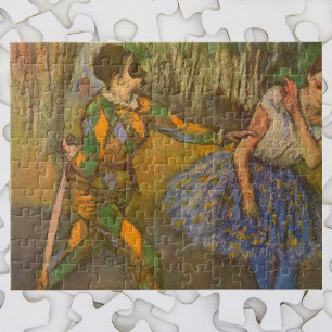 Harlequin en Columbine van Edgar Degas Kunst Legpuzzel