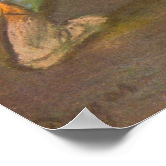 Harlequin en Columbine van Edgar Degas Kunst Poster (Hoek)