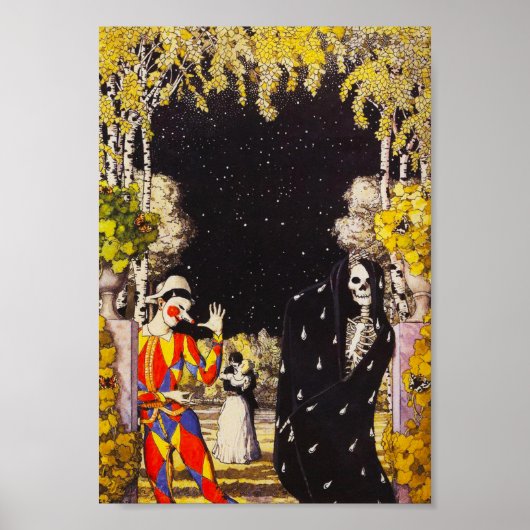 Harlequin en Death Poster (Voorkant)