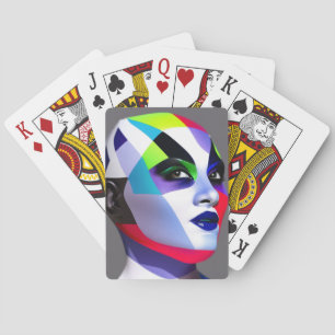 Harlequin Face-speelkaarten Pokerkaarten