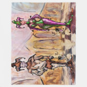 Harlequin Fleece Blanket Deken (Voorkant)