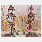 Harlequin Fleece Blanket Deken (Voorkant (Horizontaal))