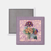  Harlequin Garden Flower Panel Magneet (Voorkant / Achterkant)