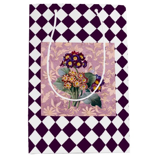 Harlequin Garden Flower Panel Medium Cadeauzakje (Voorkant)