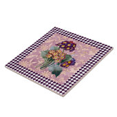  Harlequin Garden Flower Panel Tegeltje (Zijkant)