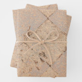  Harlequin Geïnspireerd Light Sepia Old Texture Inpakpapier Vel (In situ)