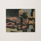 Harlequin, gemaakt door Juan Gris, Cubistische ku Legpuzzel (Horizontaal)