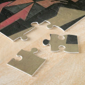 Harlequin, gemaakt door Juan Gris, Cubistische ku Legpuzzel (Zijkant)