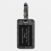 Harlequin Gray Shades Dad Bagagelabel (Achterkant verticaal)