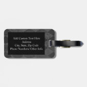 Harlequin Gray Shades Dad Bagagelabel (Achterkant horizontaal)