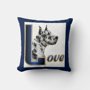 Harlequin Great Dane Art Gifts Kussen