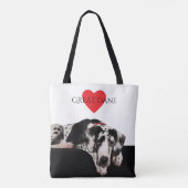 Harlequin Great Dane Draagtas (Achterkant)