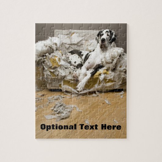 Harlequin Grote Deense foto puzzel (Verticaal)