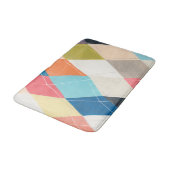 Harlequin Hopscotch - Argyle Pattern Badmat (Gekanteld)