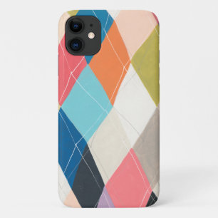 Harlequin Hopscotch - Argyle Pattern iPhone 11 Hoesje