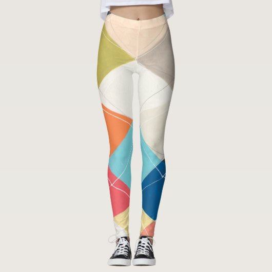 Harlequin Hopscotch - Argyle Pattern Leggings (Voorkant)