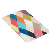 Harlequin Hopscotch - Argyle Pattern Magneet (Rechterzijde)