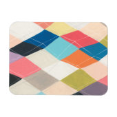 Harlequin Hopscotch - Argyle Pattern Magneet (Horizontaal)