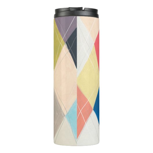 Harlequin Hopscotch - Argyle Pattern Thermosbeker (Achterkant)