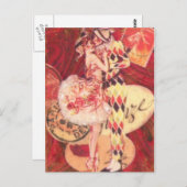 Harlequin Kiss Briefkaart (Voorkant / Achterkant)