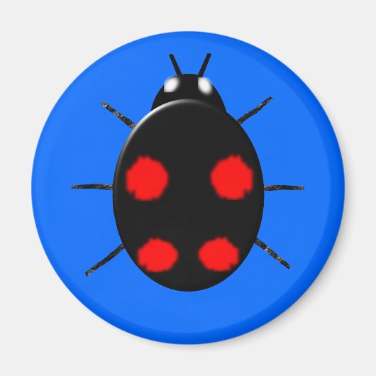 Harlequin Ladybird Magnet Magneet (Voorkant)