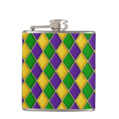 Harlequin Mardi Gras Heupfles (Voorkant)