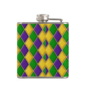 Harlequin Mardi Gras Heupfles (Achterkant)