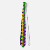 Harlequin Mardi Gras Pattern Stropdas (Voorkant)