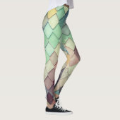 Harlequin Mermaid Diamond Shingle Pastel Leggings (Rechts)