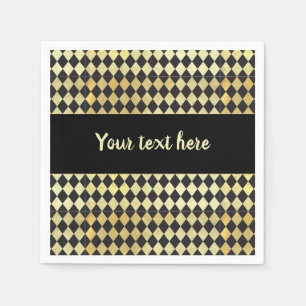 Harlequin, , met nood en zwart servet